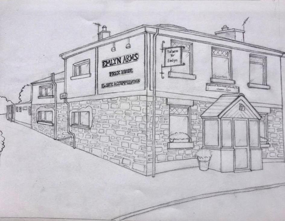 Bed and Breakfast Emlyn Arms Llanarthney Exterior foto